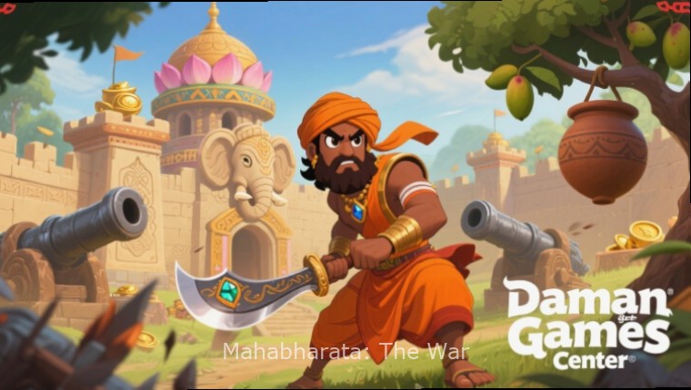 Mahabharata: The War download statistics showing a graph of increasing downloads across India from 2022 to 2025